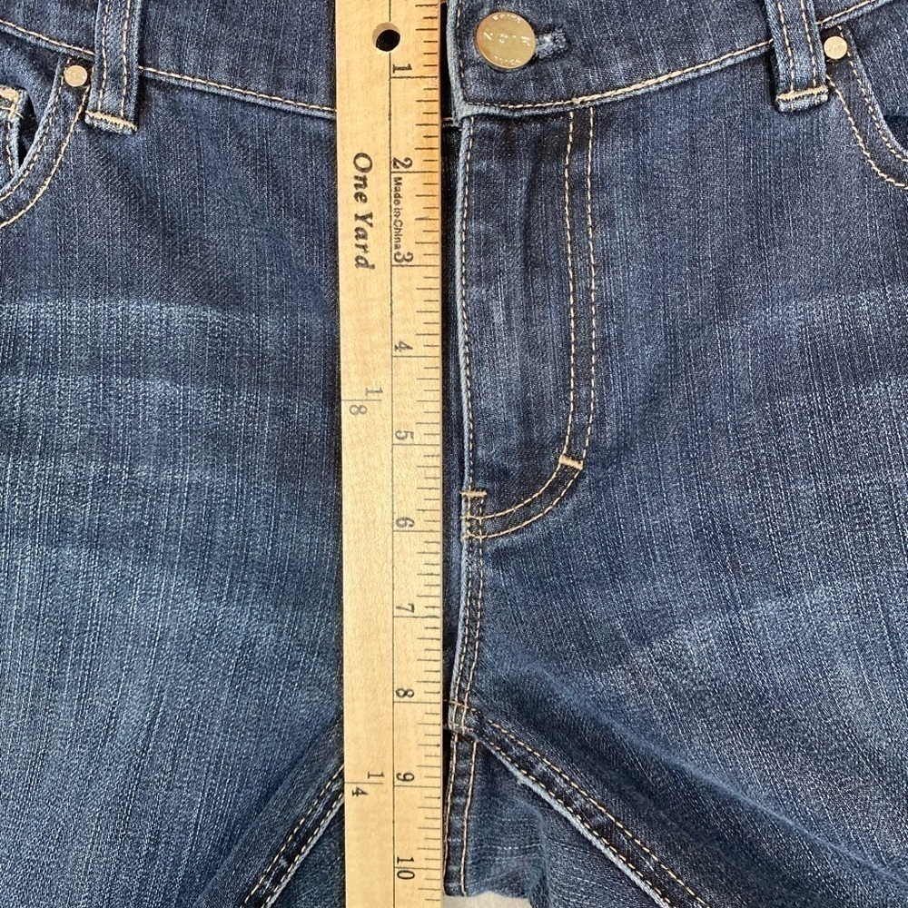 White House/Black Market Blue Jeans Noir 12L - Picture 4 of 10